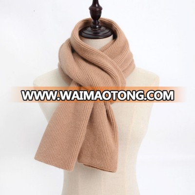 Long Autumn Winter Solid  Knit Scarf