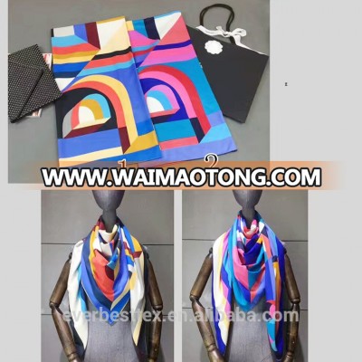 Large printing fashion design square scarf