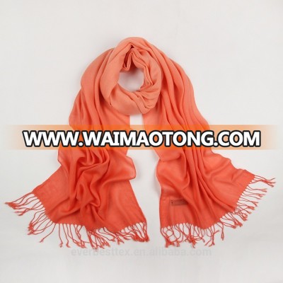 100% viscose gradient color pashmina shawl