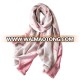 Wholesale 2019 newest navy chiffon scarf fashion unisex plaid print women neck chiffon scarfs