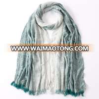 Cotton and linen pareo beach sarong scarf